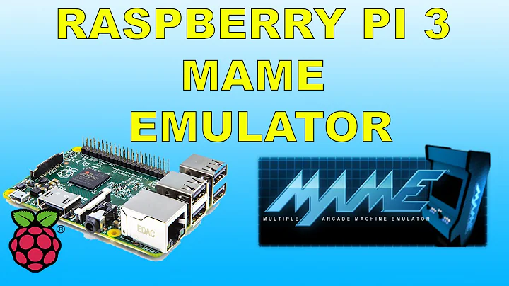 Raspberry Pi 3 Running MAME Emulator Retropie Emulation Station