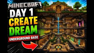 Secret Minecraft Basement Base Design Tutorial Day 1 For Ultimate Survival Pro