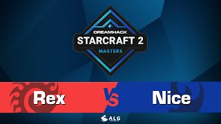Nice vs. Rex - PvZ - DreamHack Masters  2021 Fall - 臺港澳日挑戰賽Day4 - Group A - 勝部資格戰