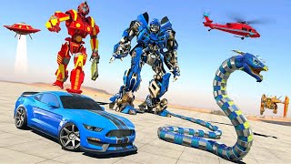 Anaconda Robot Car Transform Game 2021 - Android Gameplay screenshot 1