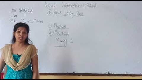 Class II Moral Minds Ch2 Being Polite Part 1