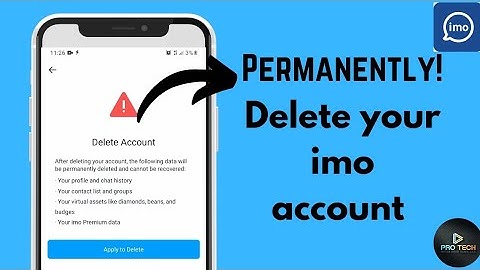 How to delete your imo account permanently in 2023 |new update setting