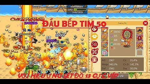 HTTH-SHOPLT2 : Siêu Phẩm Đầu Bếp 5x +Tim 5x Kết Hợp Sét 13 Cùng Với Thời Trang Cha Mỵ Nương