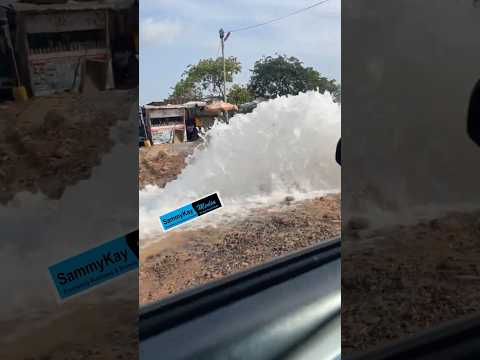 أضرار جسيمة في خط الأنابيب في أشايمين تحت الجسر