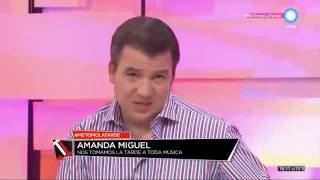 AMANDA MIGUEL EN ARGENTINA REPORTAJE.
