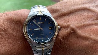 Seiko Blue Dial 7n42 Movement - Wrist Watch Wednesday - Budget Watch  Collecting - YouTube