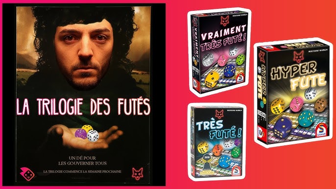 Très futé à la puissance 3, jeu de roll and write (lancez les dés et  écrivez), de la série des Très futé.