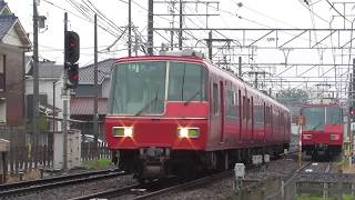 [名鉄2018年度廃車編成]名鉄5703F 1293ﾚ普通犬山 砂入信号場付近通過