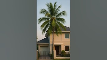 Tại sao ? trước cửa không nên đối diện với cây dừa. #phongthuy #phongthủy #nha #vinhbaophuc