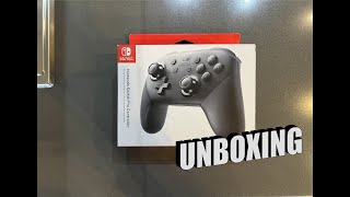 Nintendo Switch Pro Controller Unboxing