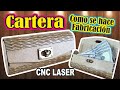 COMO SE HACE CARTERA DE MDF MADERA FABRICACION monedero billetera corte laser