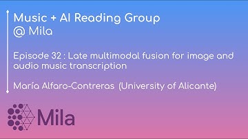 #32 - Late multimodal fusion for image and audio music transcription