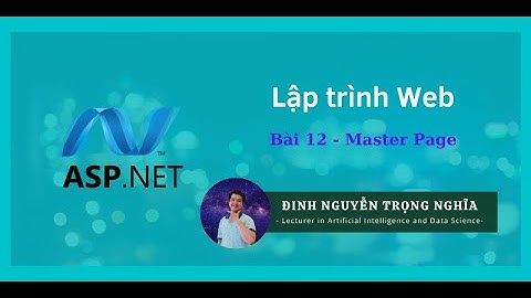 Bài 12 - Master Page