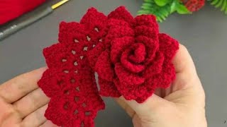 浪漫溫馨的紅玫瑰編織教學,簡單易學,4分鐘輕鬆完成