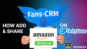 How to create & how to add amazon wishlist to onlyfans. How to hide address on amazon wishlist !