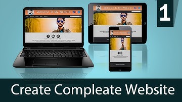 how to create complete Website with html/css in Urdu |New 2018| part 1