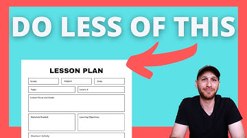 Spend less time planning your lessons (STUDENT TEACHER TIP)