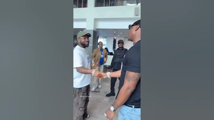 Priscilla Ojo And Hubby Juma Jux meet DAVIDO in Nigeria