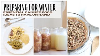 Canned Food Recipes ~ Canned Meat ~  Storing Food for the Winter ~ Preserving Food for Winter