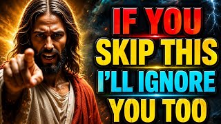 GOD SAYS - DON T LEAVE NOW YOU LL MISS WHAT JESUS WANTS TO TELL YOU Jesus
