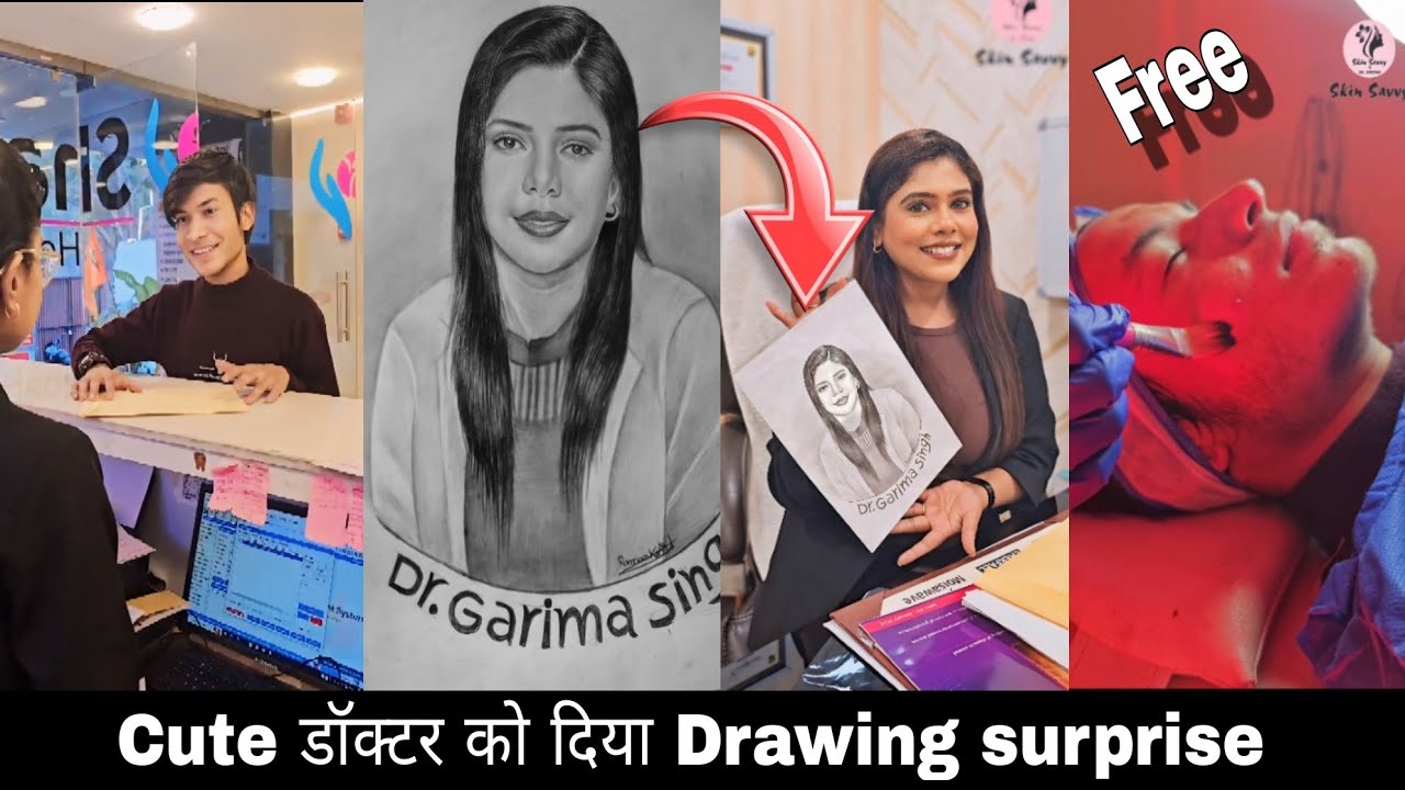 Drawing prank with cute doctor part 2 (@kalakritikibaatRamanArt ) #art ...