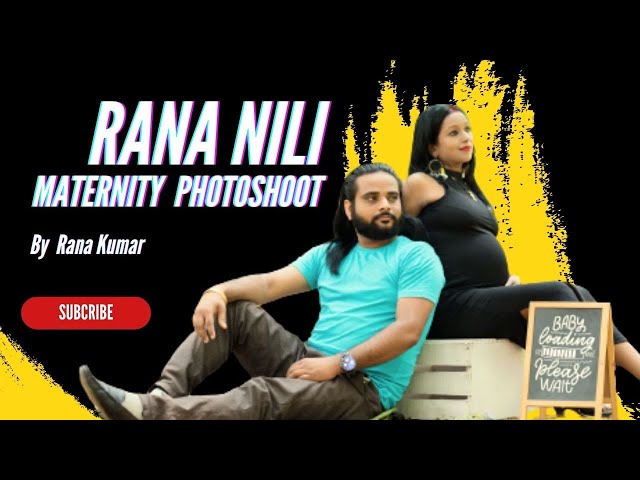 #2023viralvideos RANA NILI Maternity Shoot Nanha Mehmaan Aayega|Baby Shower Song class=