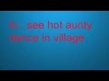 hot aunty dance in village