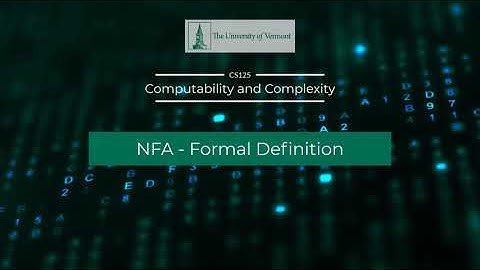 4.2 Formal Definition of NFA