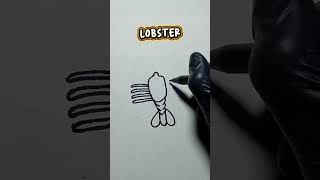 tips menggambar lobster #gambarcerita #masukberanda #fyp #viral #art