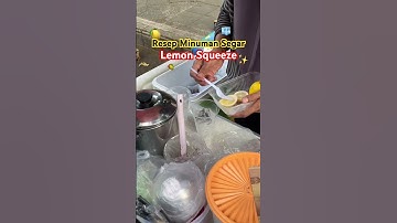 Thumbnail of RESEP MINUMAN SEGAR VIRAL #resep #recipe #minuman #lemon #lemonade #idejualan #tutorial #jajanan