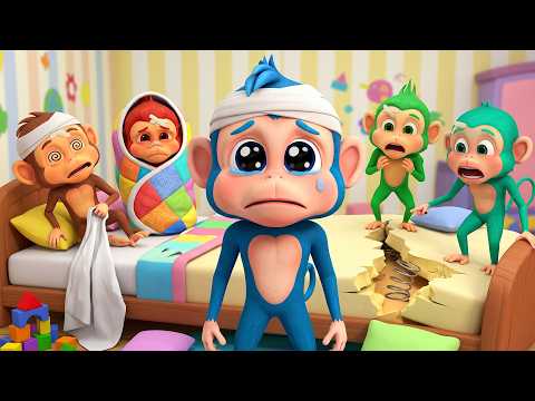 Five Little Monkeys | Jumping On The Bed | Fun Nursery Rhyme For Kids | Jumpy Jung Rhymes