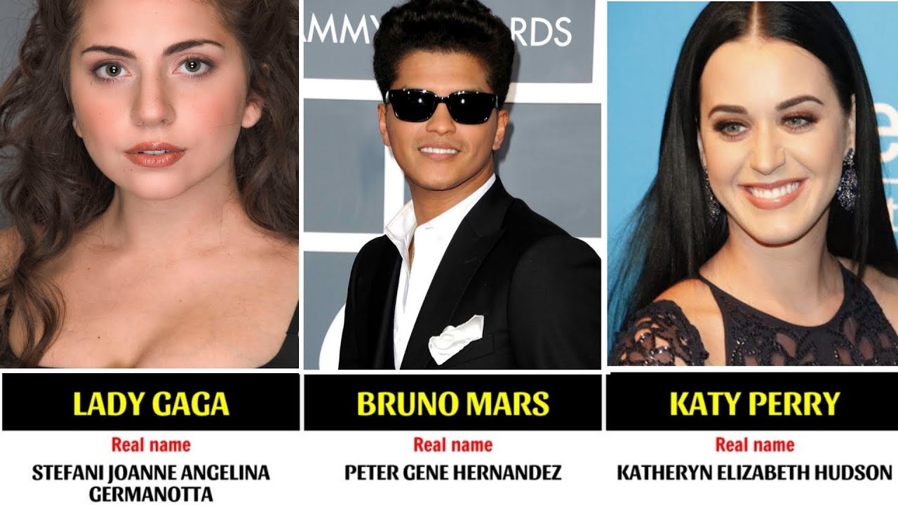 Celebrities And Their Real Names You'll Never Believe YouTube