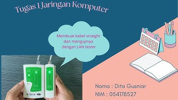 TUGAS 1 JARINGAN KOMPUTER || MEMBUAT KABEL STRAIGHT || SISTEM INFORMASI UT