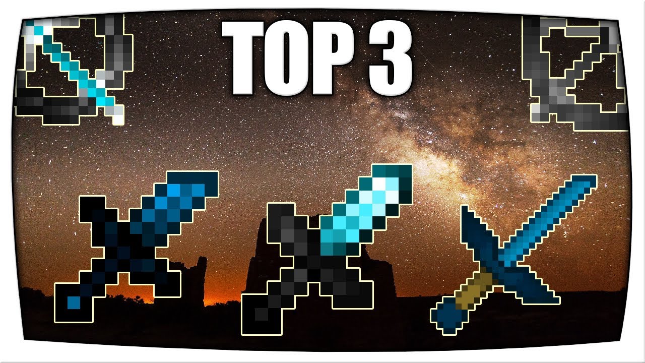 TOP 3 MINECRAFT PVP TEXTURE PACKS!#38 (1.8/1.7) - YouTube