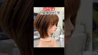 각진 얼굴형에 잘어울리는 단발레이어드컷 how to cut medium layers hair #shorts,#단발레이어드컷,#레이어드컷,#커트,#컷트,#커트교육,#동삭동미용실