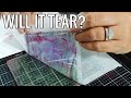 Will FRAGILE PAPER work on a gel plate? WATCH THIS!