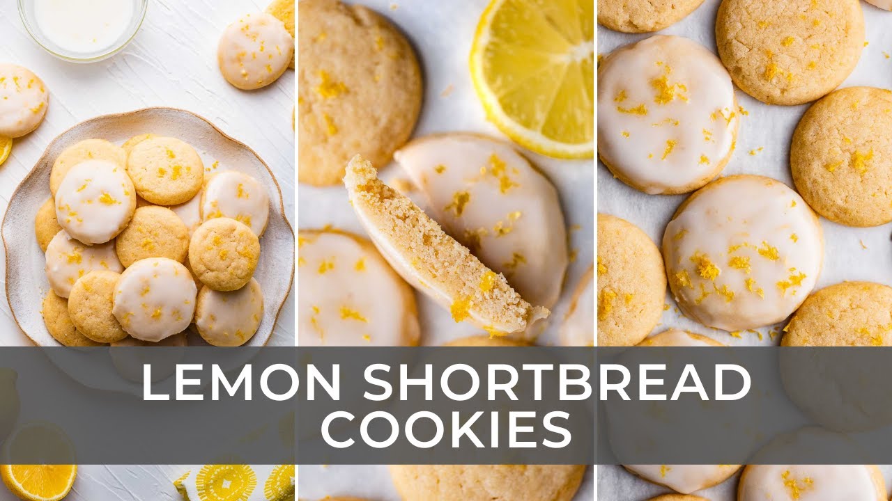 Melt-in-Your-Mouth Lemon Shortbread Cookies