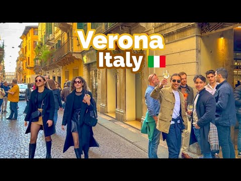 Verona, Italy | Đi Bộ Thành Phố 4K | 4 thg 5, 2023