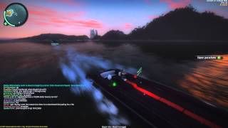 Just Cause 2 Multiplayer - Boat Grapple Boost Insanity