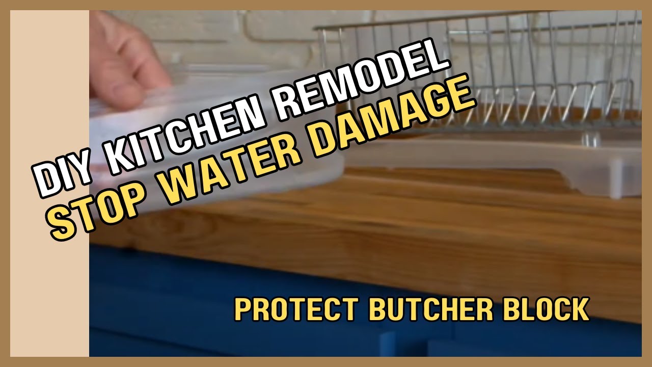 Butcher Block Countertop Maintenance Youtube