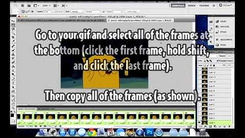 Tutorial How to Add a GIF to a Still Image - Photoshop CS5 (Mac)