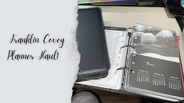 Franklin Covey Haul for November and the New Year 2023!