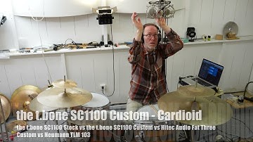 the t.bone SC1100 Stock vs SC1100 Custom vs Hitec Audio Fat Three Custom vs Neumann TLM 103