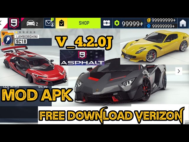 Asphalt 9 MOD APK Free Download - Techno Brotherzz