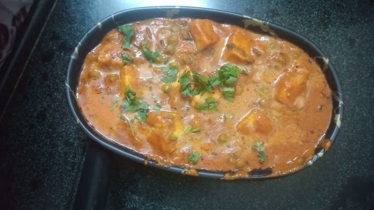 Dhaba style Shahi matar paneer