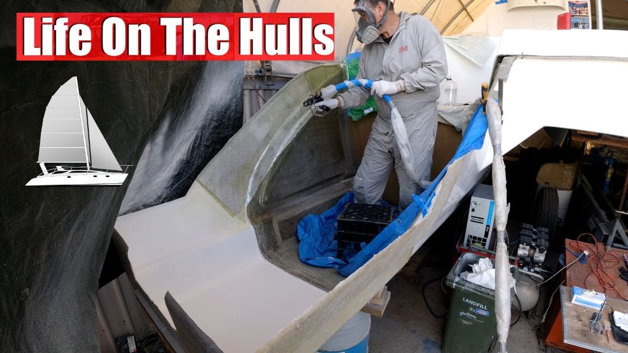 Extending the Port Side Hull – Our Complete Catamaran Build Ep229