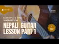 Basic open chords  nepali guitar lesson  part 1