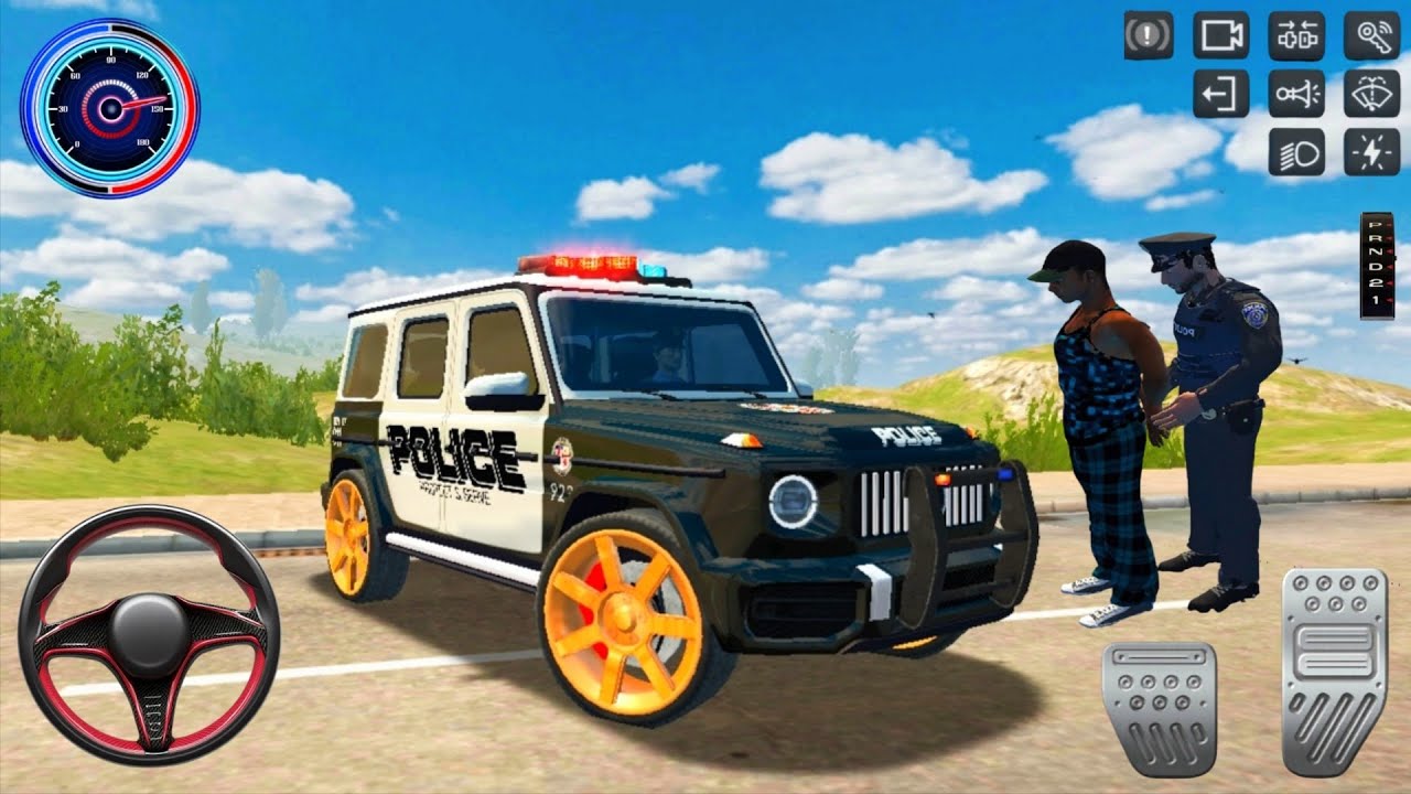 محاكي ألقياده سيارة شرطة العاب شرطة العاب سيارات العاب اندرويد Android Gameplay Police Sim 2022