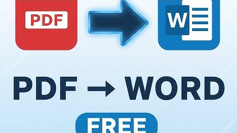 How to Convert PDF to Word (FREE & Easy) | No Software Needed