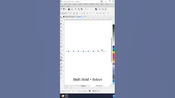 how to create a zigzag line in Coreldraw  | Corel Draw me zigzag line kaise banayen
